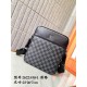 A90-1 LouisVuitton Latest Men's Cowhide Leather with PVC Fabric Crossbody Bag Ships     Original Men's Crossbody Bag  Hardware Exquisite plating  Unique design concepts     Fabrics are imported. First layer nappa  leathe