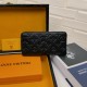 () [Original] LV Louis Vuitton  [Model] 666060 small wallet [Size] 19-10-2.5cm [Color] black high-end quality (original authentic) [Material] LV counter purchases classic  original imported   cowhide  authentic imported 