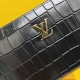 【Full Leather】【Original Quality Physical Photography Head Layer Leather】Small Model 666091 Imported Leather (Tail Single Wrestling Leather Pressed Classic Square).LV . Louis Vuitton -Louis Vuitton Exquisite craftsmanship