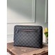 LV Louis Vuitton is the first to use the pouch in the world's most prestigious luxury brand, and it's the first to use the pouch in the world's most prestigious brand.The new pouch clutch is made of damier graphite canva