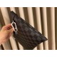 LV Louis Vuitton multifunctional handbag shipping   unisex models   summer staple models   imported special materials PVC plating with leather refined from   real shot not to repair the picture   every detail can be seen