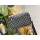 M41664 Black Check Black Flower 41663 Coffee 42838 Flower 51726 Water Wave 41663 Creme 30441 Cross 30443 Silver Wheat The Pochette Kasai clutch is shaped in a compact form in finely textured Taga leather, with the letter