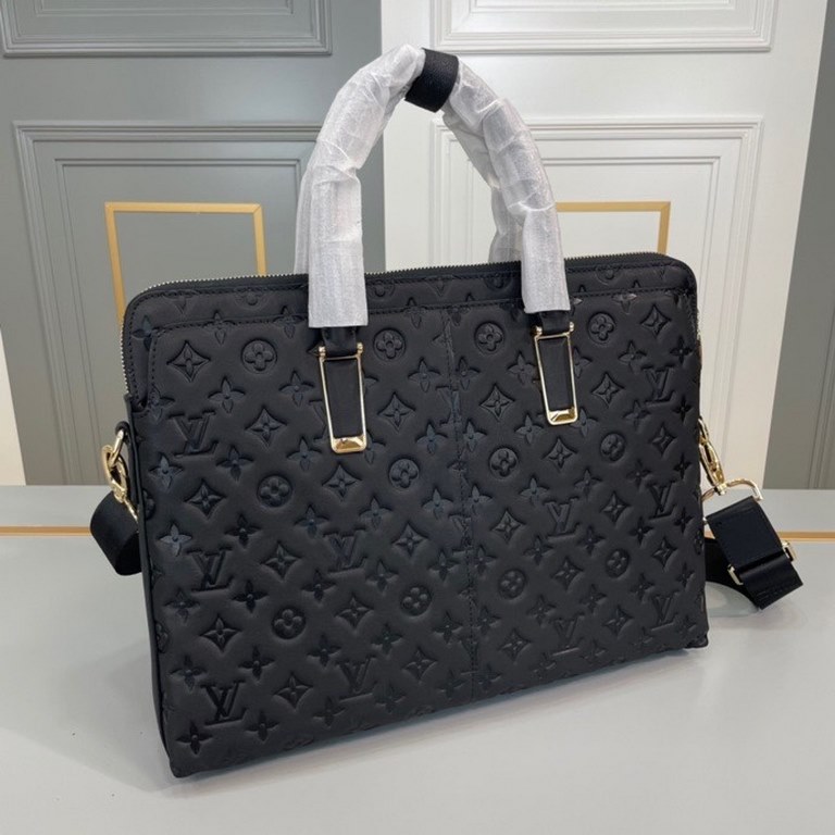 Original single goods [love] LV original single genuine new counter with the same high-end men's casual briefcase   workmanship super refined and elegant. With imported raw materials cowhide counter special hardware and 