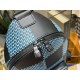 M46107 RACER SHOULDER BAG WITH BLUE PRINT The Racer shoulder bag is an on-trend bag that unleashes the Damier Spray element. Louis Vuitton's iconic Damier pattern is enlarged to create a 3D effect. Compact enough to fit 