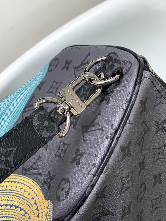 TOP ORIGINAL M46441 PUMPKIN SILKPRINT TRAVEL BAG COLLECTION LV x YK KEEPALL 45 55 TRAVEL BAG m46441 45cm BLACK FLOWER M46439 BLACK FLOWER 55cm M46471 OLD FLOWER 45cm (PUMPKIN) Japanese artist Yayoi Kusama has been a fan 