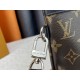 M81848 M81569 M82079 Exclusive! From Louis Vuitton's late 2022 Room with a View collection, the To-Go clutch is a poetic sunrise on Monogram Eclipse canvas, with floating clouds spelling out the LV logo and a vision of a