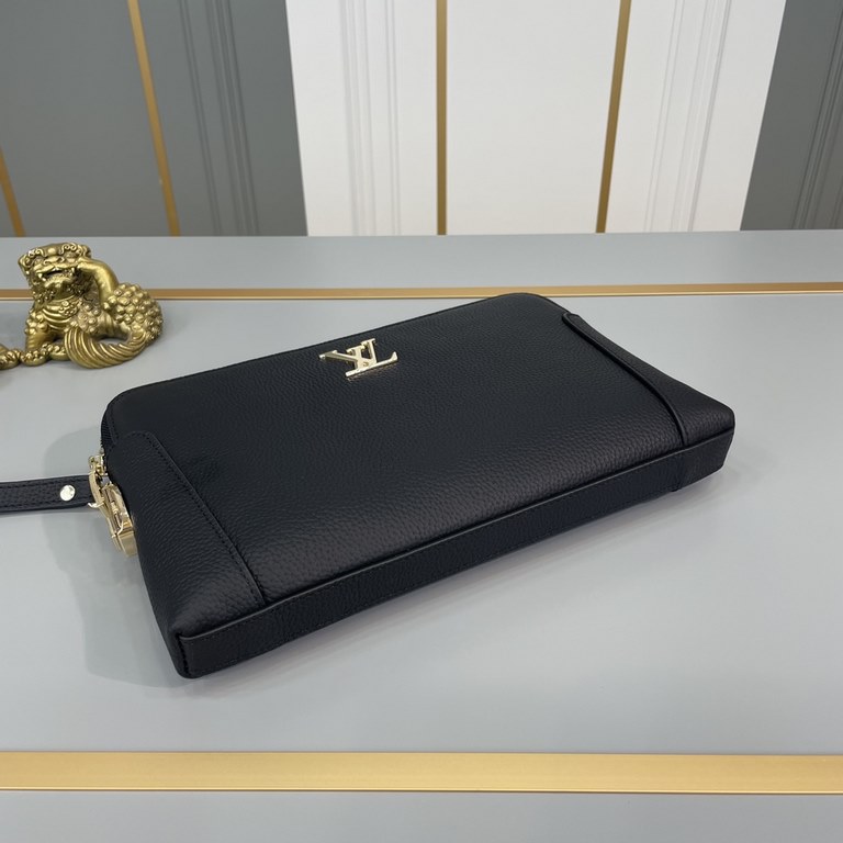 Original single goods [love] LV original single genuine new counter the same high-end men's casual clutch   workmanship super refined and elegant. With imported raw materials cowhide counter special hardware and special 