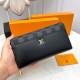 () [Original] LV Louis Vuitton  [Model] 666081 small wallet [Size] 19-10-2.5cm [Color] black High-end quality (original authentic) [Material] Louis Vuitton Counter OEM classic  original imported   cowhide  authentic impo