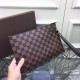 [Original Goods] LV HandbagModel 8041Size 28-17Counter new    heavy hit version of the replica   original leather replica   leather super soft   oversized capacity   customized counter original hardware  smooth zipper   