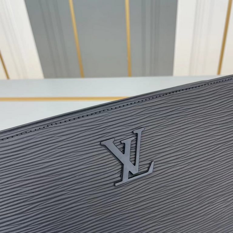 The original official network original single goods [love] LV original single authentic new counter with the same high-end men's casual clutch   workmanship is super refined and elegant. With imported raw materials cowhi