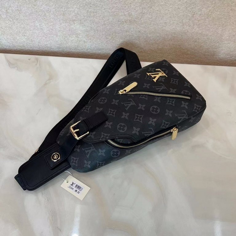 LV Chest BagModel 23344Size 18-31-5Counter new    heavy hit replica   original leather replica   leather super soft   oversized capacity   customized counter original hardware  smooth zipper    perfect craftsmanship   re