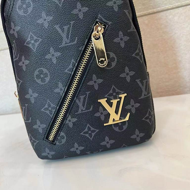 LV Chest BagModel 23344Size 18-31-5Counter new    heavy hit replica   original leather replica   leather super soft   oversized capacity   customized counter original hardware  smooth zipper    perfect craftsmanship   re