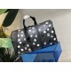 From the Louis Vuitton x Yayoi Kusama collaboration, the M46400 LV x YK Keepall 45 travel bag celebrates the fusion of artistic creativity and craftsmanship with polka dots on Monogram Eclipse canvas, once again making i