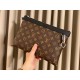 LV Louis Vuitton multifunctional handbag shipping   unisex models   summer staple models   imported special materials PVC plating with leather refined from   real shot not to repair the picture   every detail can be seen