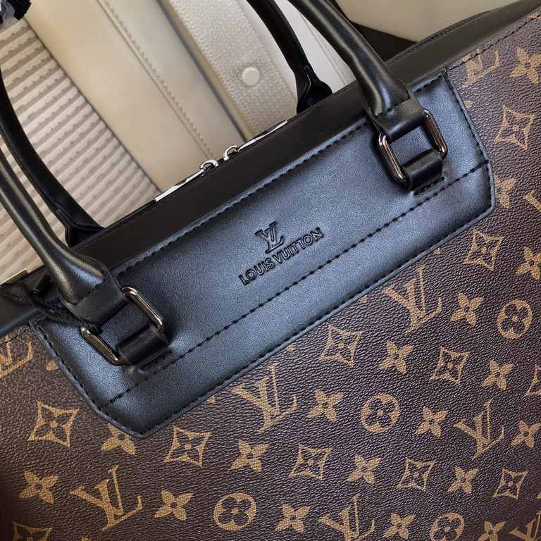 [LV 1088-33 briefcase]    counter original purchase    top original pvc with head cowhide, original metal hardware nameplate engraved logo    only do the official version of the top quality   details and the authenticity