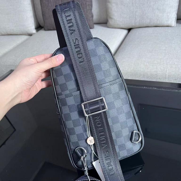 LV Chest BagModel 28996Size 18-31-5Counter new    Heavy hit replica   original leather replica   leather super soft   super large capacity   customized counter original hardware  smooth zipper    perfect craftsmanship   