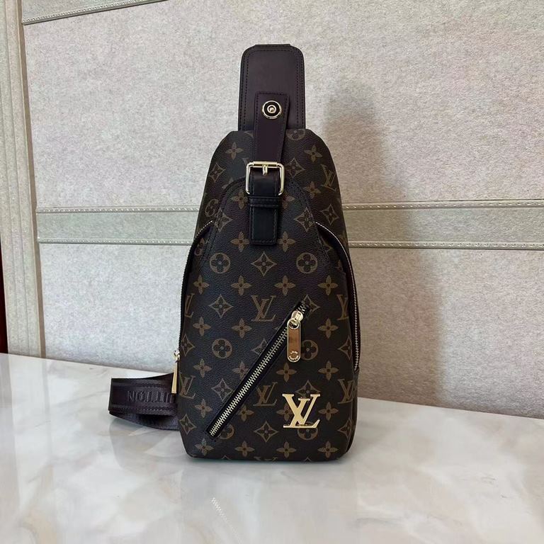 LV Chest BagModel 23344Size 18-31-5Counter new    heavy hit replica   original leather replica   leather super soft   oversized capacity   customized counter original hardware  smooth zipper    perfect craftsmanship   re