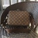 Counter genuine available [top original quality LV men's crossbody bagSize 27-19-7cmOriginal factory production, must be fine   Heavy gold playing version of the replica   Original head layer calfskin replica   Leather i