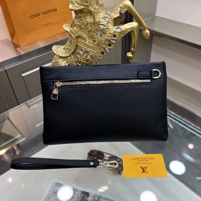 LOUIS VUITTON (Louis Vuitton   ) top original single latest model clutch bag. Imported head layer cowhide. Original hardware. Workmanship to see the details, every place is incomparable to pay attention to, exquisite and