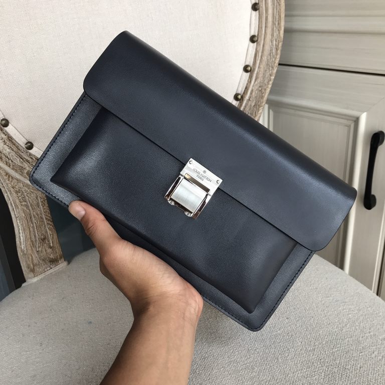 Top counter rat ruthless goods 2021 latest style LV combination lock men's flap clutch bag fire models large shipments pull, clamoring counter goods  top original single goods  paper talking about bragging rights we will