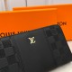 [Original] LV Louis Vuitton [Model] 6660698 Small Wallet [Size] 19-10-2.5cm [Color] Black High-end quality (original authentic) [Material] LV Louis Vuitton Counter OEM Classics Original Imported   Cowhide Authentic Impor