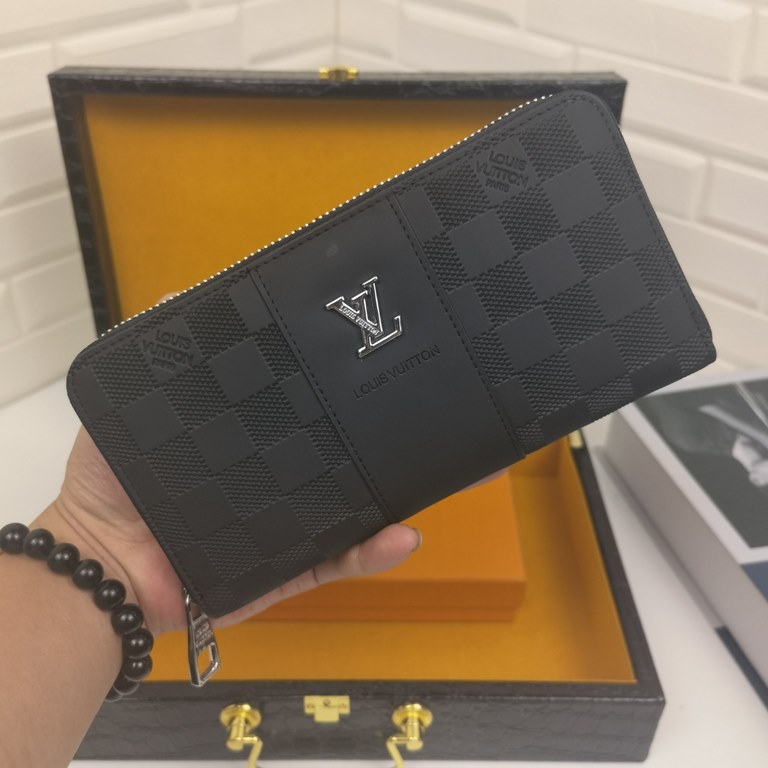 【Full Leather】【Original Quality Physical Photography Head Layer Leather】Small Model 666035 Imported Leather (Tail Single Wrestling Grain Leather Pressed Classic Square).LV . Louis Vuitton -Louis Vuitton Exquisite craftsm