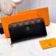 () [Original] LV Louis Vuitton  [Model] 666080 Small Wallet [Size] 19-10-2.5cm [Color] Black High-end quality (original authentic) [Material] Louis Vuitton Counter OEM Classic  Original imported   cowhide  Authentic impo