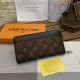 () [Original single] LV Louis Vuitton  [Model] 666064 small wallet [Size] 19-10-2.5cm [Color] old flowers high-end quality (original single authentic) [Material] LV Louis Vuitton counter purchases classic  original impor