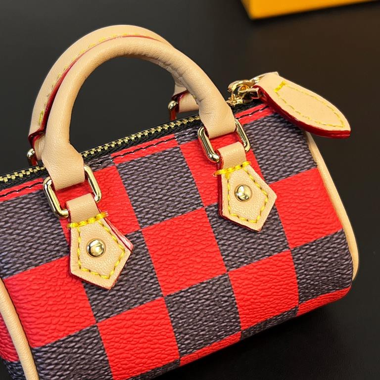 new   checkerboard checkerboard 5 colors In stock  MINI KEEPALL bag charm with keychain Louis Vuitton Louis Vuitton lv Mini Pillow Bag Pendant  This Mini Keepall bag and keychain is a bold and adventurous take on the cla