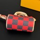 new   checkerboard checkerboard 5 colors In stock  MINI KEEPALL bag charm with keychain Louis Vuitton Louis Vuitton lv Mini Pillow Bag Pendant  This Mini Keepall bag and keychain is a bold and adventurous take on the cla