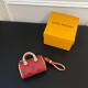 new   checkerboard checkerboard 5 colors In stock  MINI KEEPALL bag charm with keychain Louis Vuitton Louis Vuitton lv Mini Pillow Bag Pendant  This Mini Keepall bag and keychain is a bold and adventurous take on the cla