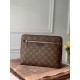 LV Louis Vuitton is the first to use the pouch in the world's most prestigious luxury brand, and it's the first to use the pouch in the world's most prestigious brand.The new pouch clutch is made of damier graphite canva