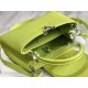 Premium with full set of counter packaging   [Premium Boutique Original Leather M56071 Small   Lemon Green with Silver Buckle]The first Louis Vuitton store opened on the Rue du Capucine in Paris, the Capucines are as tim