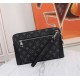 [Top original single quality] 2022 the latest models of combination lock LV single pull handbag European original imported cowhide sketched old flower iconic lines, using imported equipment production, fashion trend, cou