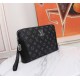 [Top original single quality] 2022 the latest models of combination lock LV single pull handbag European original imported cowhide sketched old flower iconic lines, using imported equipment production, fashion trend, cou