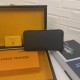 () [Original] LV Louis Vuitton  [Model] 666034 small wallet [Size] 19-10-2.5cm [Color] black high-end quality (original authentic) [Material] LV counter purchases classic  original imported   cowhide  authentic imported 