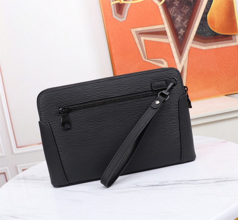 [Top original single quality] 2022 the latest models of combination lock LV double pull handbag European original imported cowhide sketched iconic lines, using imported equipment production, fashion trend, counter qualit