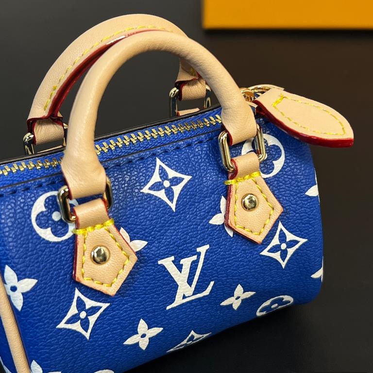 new   old pattern 5 colors In stock  MINI KEEPALL bag charm with keychain Louis Vuitton Louis Vuitton lv Mini Pillow Bag Pendant  This Mini Keepall bag and keychain is a bold and adventurous take on the classic handbag s