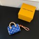 new   old pattern 5 colors In stock  MINI KEEPALL bag charm with keychain Louis Vuitton Louis Vuitton lv Mini Pillow Bag Pendant  This Mini Keepall bag and keychain is a bold and adventurous take on the classic handbag s