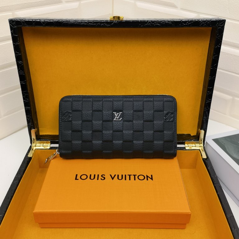 【Full Leather】【Original Quality Physical Photography Head Layer Leather】Small Model 666032 Imported Leather (Tail Single Wrestling Grain Leather Pressed Classic Square).LV . Louis Vuitton -Louis Vuitton Exquisite craftsm