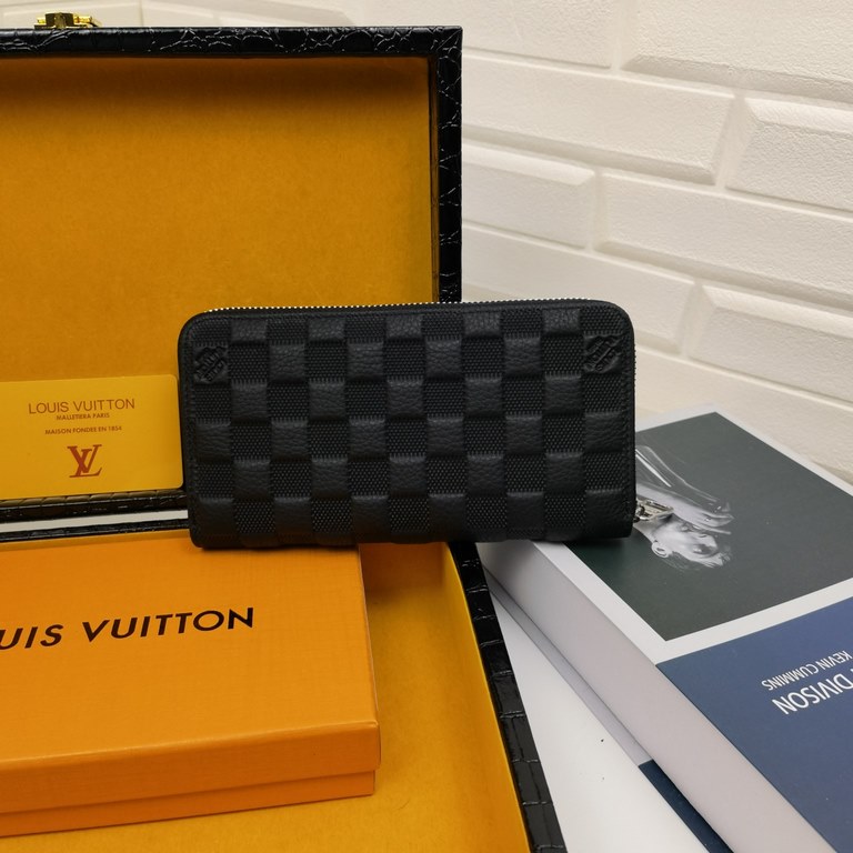 【Full Leather】【Original Quality Physical Photography Head Layer Leather】Small Model 666032 Imported Leather (Tail Single Wrestling Grain Leather Pressed Classic Square).LV . Louis Vuitton -Louis Vuitton Exquisite craftsm