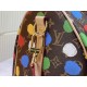 M46400 46377 41416 From the Louis Vuitton x Yayoi Kusama collaboration, the Louis Vuitton x Yayoi Kusama Keepall 45 travel bag celebrates the fusion of artistic creativity and craftsmanship with polka dots on Monogram Ec