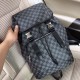 秘[LV 8088 Backpack]     Italian Milan counter new    Imported special fabrics with cowhide  [Strong] Casual outdoor shoulder backpacks that scream counter     Top Original Single Goods   [Strong] that texture Impeccable,