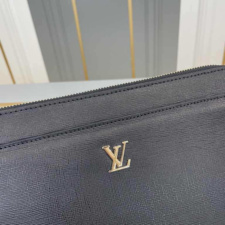 Original single goods [love] LV original single genuine new counter with the same high-end men's casual briefcase   workmanship super refined and elegant. With imported raw materials cowhide counter special hardware and 