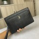 Top counter rat ruthless goods 2024 latest hot models LV ostrich leather combination lock clutch bag hot models large number of shipments, clamoring counter goods  top original single goods  paper talking about bragging 