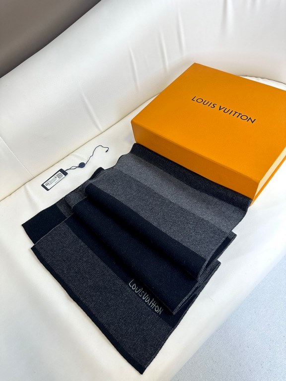 Lv pop-up arrives! Knitted Stripes]  Universal scarf for men and women, low-key color scheme more enjoyable fashion high-end, 100% knitted cashmere classic stripes knitted   scarf   high cutting-edge products  , fashiona