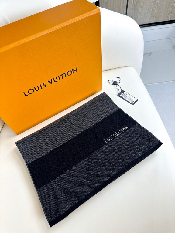 Lv pop-up arrives! Knitted Stripes]  Universal scarf for men and women, low-key color scheme more enjoyable fashion high-end, 100% knitted cashmere classic stripes knitted   scarf   high cutting-edge products  , fashiona