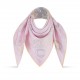 SLV2301  Original Lv [VIVIENNE AND BEYOND] 90cm silk square scarf, the brand's mascot's dreamy journey, inviting Vivienne to roam the skies filled with fashion jewelry, stars, Monogram florals, and the LV Circle logo. To