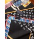 SLV2316 Original Lv [FALL FOR YOU] 90cm version, the square scarf celebrates 168 years of Louis Vuitton heritage with a Monogram pattern depicting Louis Vuitton's iconic and on-trend designs on top of the V logo.The LV V