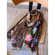 Elegant and noble Baby-like soft touch   synchronized counter [colorful appliqués] cashmere long scarf   clever use of the LV emblem pattern to create an eye-catching and bright look and feel, with a variety of color blo